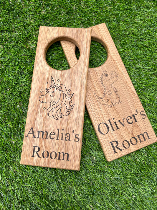 Personalised door hangers