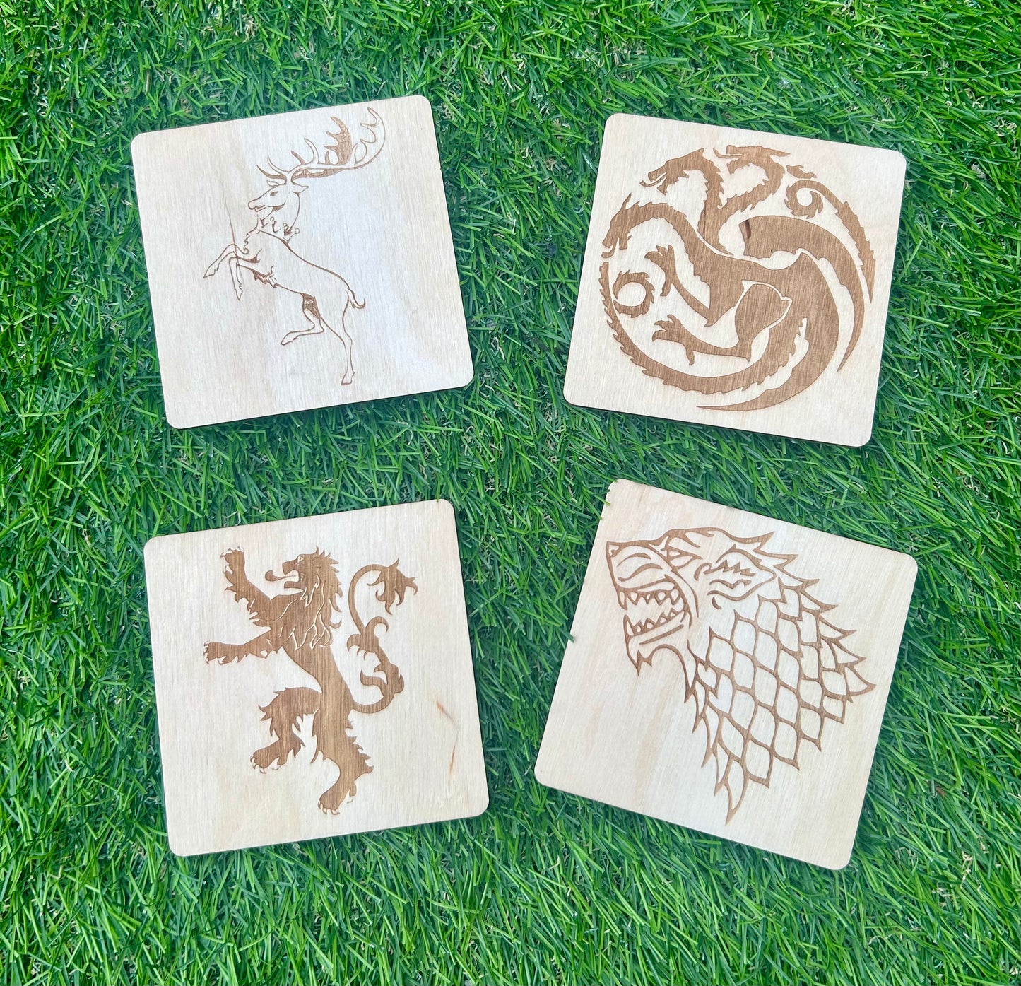 Personalised coasters